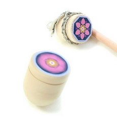 6명용 전통문양 대왕팽이 팽이돌리기