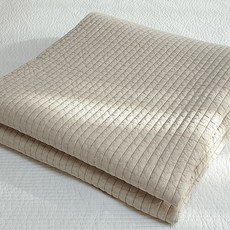 라비쉬앳홈 고밀도 100수 순면 피그먼트 이불 라지킹 패밀리 침대패드, 3.베이지