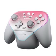 GameSir 遊戲手柄 藍牙5.3無線連接 六軸體感 RGB燈效 多平台支援, 櫻花粉