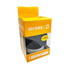 INCOME 冰熱敷袋 加厚款黑色6吋 冷熱敷兩用 居家護理, 1個