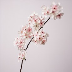 高品質禪意花束 - 民宿樣闆房玄關裝飾假花, 1個, 6頭梨花-粉紅色