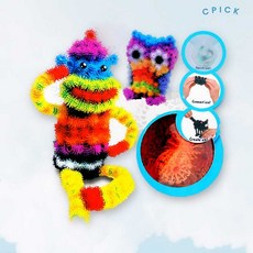 월성 번챔블럭 200p 찍찍이 블록 창의력교구 랜덤발송 픽앤코501