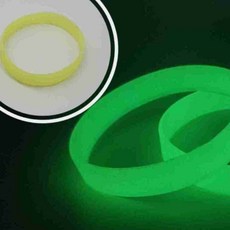 손목띠 야광 고무 팔찌 실리콘 밴드 옐로우 실리콘팔찌