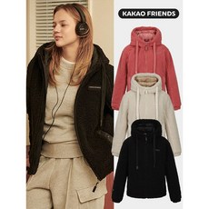 카카오프렌즈 여성 중헤비 웜 보아 패딩점퍼