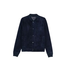 살바토레산토로 스웨이드 봄버 재킷