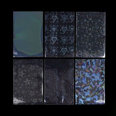 봉투 10P 투명 포토 슬리브 57x88mm 포토보관, 하트
