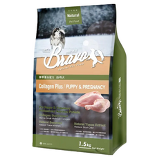 毛球寵物 Bravo 自然禮讚 凍乾犬食 膠原蛋白配方 牛肉 羊肉 幼母犬 雞肉 1.5kg (買一送一), 1個