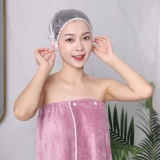 샤워캡 비닐헤드커버 목욕용 100매 kyj+868Ng
