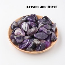 천연자수정 원석 풍수 팔찌 천연 크리스탈 석영 자수정 자갈 광택 치유 텀블드 수족관 장식용 롤링 스톤 표본 레이키, 7) dream amethyst - 1PC