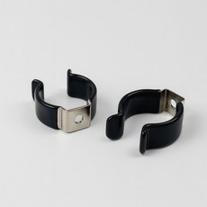 LED 형광등 고정클립 고무 클램프 고리 T10 블랙, 1개