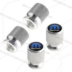 모파 자동차 밸브 캡 휠 타이어 에어 스템 보호 커버 램 차저 저니 듀랑고, 1. MOPAR LOGO, 1개