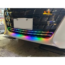 娜娜汽車 豐田 ALPHARD 阿法 40系 不銹鋼氣壩燈 煥彩燈, 1個