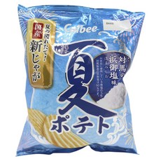 Calbee 卡樂比 夏季洋芋片 濱御鹽味, 12包, 61g