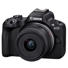 Canon EOS R50 RF-S18-45mm f/4.5-6.3 IS STM 鏡頭組, 1個, R50 18-45 黑色,無加購