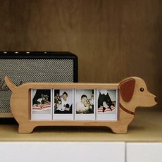 스너그데이즈 고양이와 강아지 추모 상자 원목 액자 털 수집 나무 반려동물 유골함, 1개