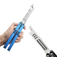 발리송 접이식 오프너 아이디어 CNC gcp*609uu, BLUE, 1개