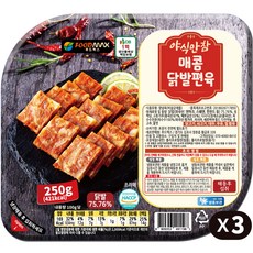 야식만참 매콤닭발편육 250g, 3개