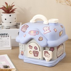 MY LITTLE HOUSE 小房子存錢罐, 1件, 藍色小房子存錢罐:1個