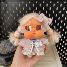 팝마트 크라이베이비 휴가 일기 시리즈 인형옷 인형액세서리 인형의상, 아기가 없어요, 크넬 핑크 3피스 세트(리본+상의+스커트)