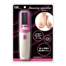 KAI 貝印電動去角質機，輕鬆去除腳部硬皮，恢復柔嫩觸感，現貨在台, 粉色, HB-0331 Amazing smoother 02