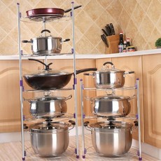 냄비 정리대 홀더, 5단, 1개, 상세페이지