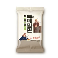 [올리온 공식몰] 세모면 100% 메밀면 100프로 냉 모밀 소바 메밀 막국수 면 150g, 15개