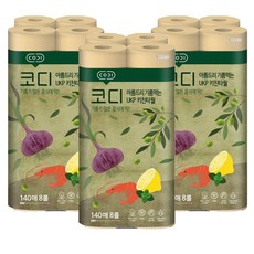 코디코디 코디 기름먹는 키친타올 140매 8롤x3팩 (42930103), 140매입, 3박스