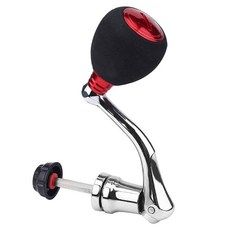 아부 시리즈 2000/3000/4000/5000/6000용 낚시 릴 손잡이 로커 암 그립 회전 미끼 캐스팅 교체품(4000 및 5000 6000용 빨간색 대형), 1개