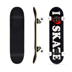 스케이트 보드 입문자 짧은 연습용 초보자 숏, N