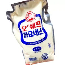 오쉐프 마요네즈 3.2K 업소용 대용량 샐러드 소스, 3.2kg, 1세트