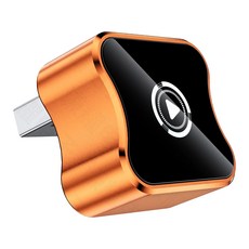 무선 Carplay 2in1 Android 자동 USB 어댑터 WiFi 및 BT5.0+음성 스마트 AI 박스 유선 CarPlay-무선 Carplay B, 주황색, 1MB