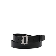 돈덥 로고 버클 레더 벨트