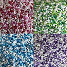 인테리어 3kg 칼라스톤 조경 삼색 어항 미 장식 화분 tin*5931qc, 삼색7호