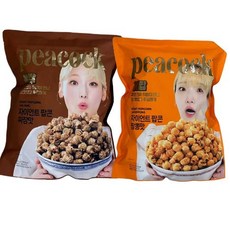 피코크 자이언트 팝콘 짬뽕맛 + 짜장맛 700g