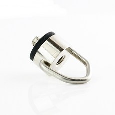 又敗家@JJC 公螺牙1/4 螺絲相機底座 D型環形座 相機快拆板掛勾鎖頭, 1個, NSJ-1