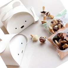 세모소 수제초콜릿송이 코팅재료 과자촉숑몰드 다크화이트 어린이집 유치원선물 1키트, 1개