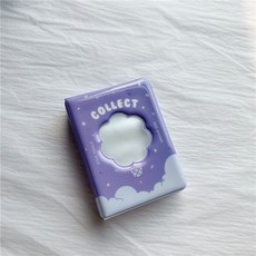 3寸拍立得相冊大容量收納本迷你可愛韓國ins風小卡收納冊花型鏤空, 3寸熱氣球（可放40張）