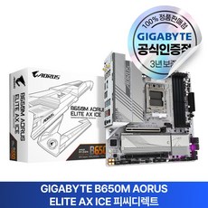 GIGABYTE B650M AORUS ELITE AX ICE 피씨디렉트