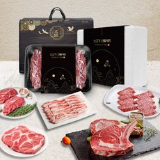 미트윈 프리미엄 소고기 LA꽃갈비 부채살 선물세트, 1개, LA꽃갈비 800g+부채살800g