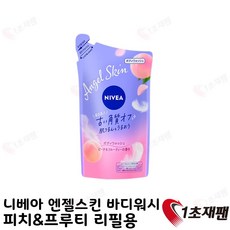 일본 니베아 엔젤스킨 바디워시 리필 피치프루티 360ml 1개