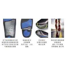 PTV 強效運動款足墊 紅色穩定款 運動支撐 足弓保護 透氣舒適 提升運動表現, 紅色款/M, 1個