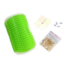 寵物按摩梳 狗貓通用 寵物美容清潔 寵物梳毛神器, 綠, 1個