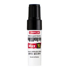 라인플러스 보드마카 에듀마카 맥스 사각닙 14mm 12개입 1다스 검정색 화이트보드마카, 기타