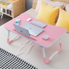 접이식 미니 테이블 베드트레이 노트북 좌식 책상 침대 소파, 블랙