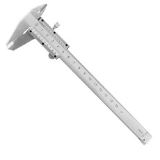 EZBUYGO 이지바이고 고정밀 탄소강 금속 버니어 캘리퍼스 0-150mm, 1개