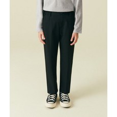 MUSINSA STANDARD KIDS 테이퍼드 밴딩 슬랙스 [블랙] 418894
