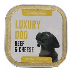 [뉴핫] 강아지캔 럭셔리독 (6/12/24개입or반반세트)_최애 강아지간식, 혼합맛(소고기/치즈), 100g, 6개