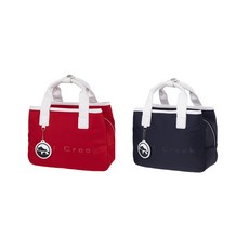 힐크릭 여성 골프 가방 H412 여성 로고포인트 토트백 RED/NAVY 2HCABS4816RENA_SC, 레드