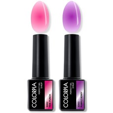 칼라피아 원스텝 퍼펙트젤 시럽 젤네일 세트, 1세트, 01. 핑크펀치 + 퍼플베리