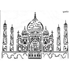 A40-0431型染版(Stencil)-蝶古巴特diy-簍空模板-塗鴉模版-繪畫模版, 1個, A40-0431